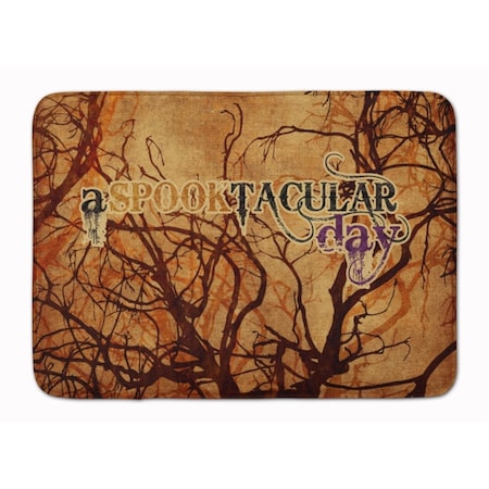 Carolines Treasures A Spook Tacular Day Halloween Machine Washable Memory Foam Mat SB3016RUG